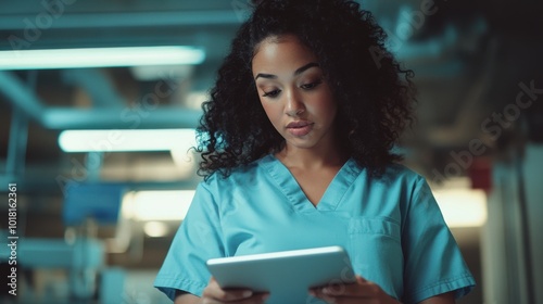 The Nurse with a Tablet photo