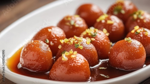 Closeup of Gulab Jamun, Indian Sweet