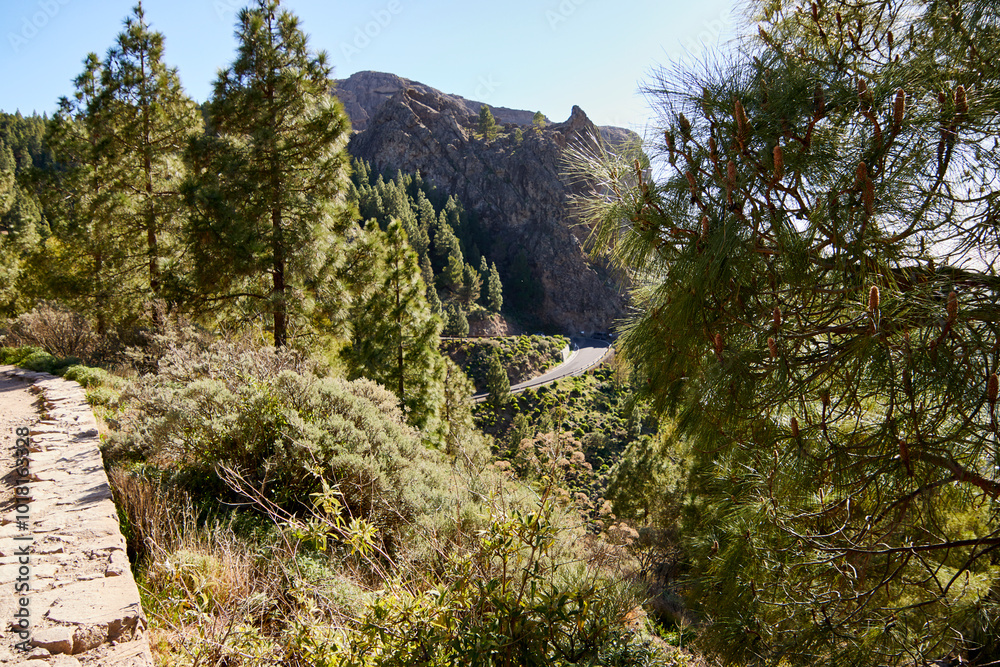 Landschaftspanorama auf Gran Canaria Landschaftspanorama auf Gran Canaria