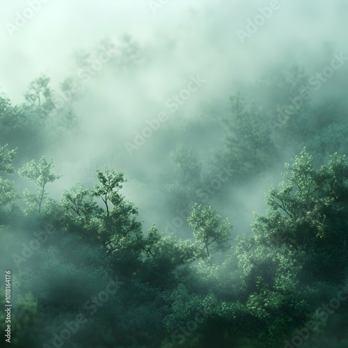 fog in the forest