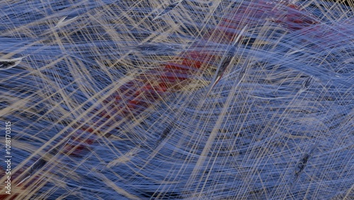 Fotografija Connective tissue 3d illustration