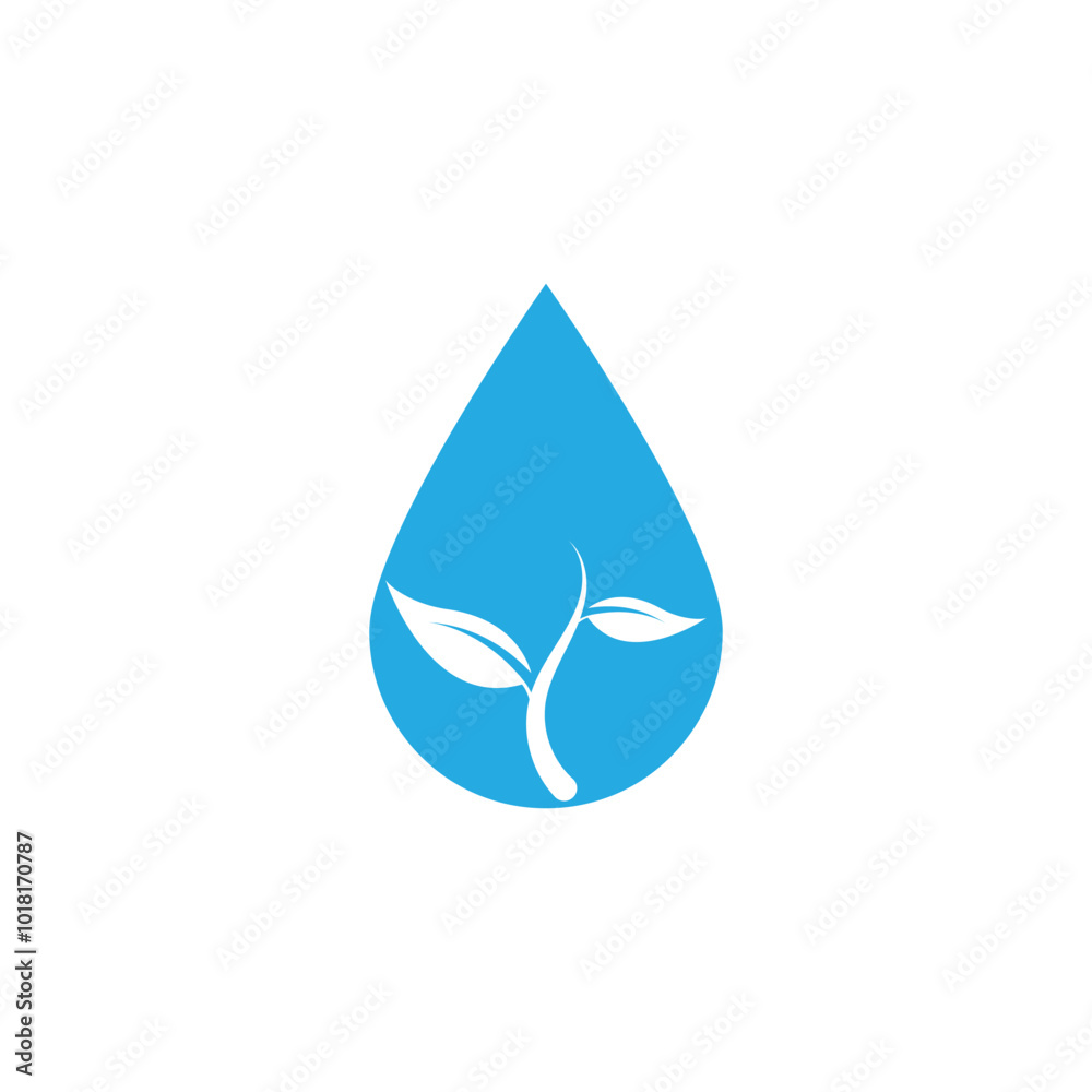 Vector blue water drop icon set, Flat droplet logo shapes collection Vector blue water drop icon set, Flat droplet logo shapes collection
