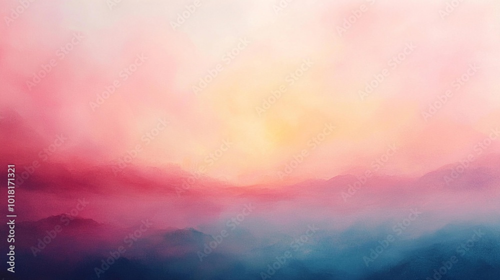 Fototapeta premium pastel minimalist painting