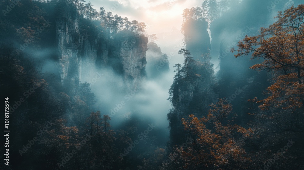 Majestic Pillar of Heaven in Golden Light Majestic Pillar of Heaven in Golden Light