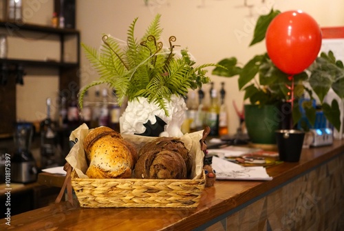 autumn pumpkins for halloween as decoration for a party room