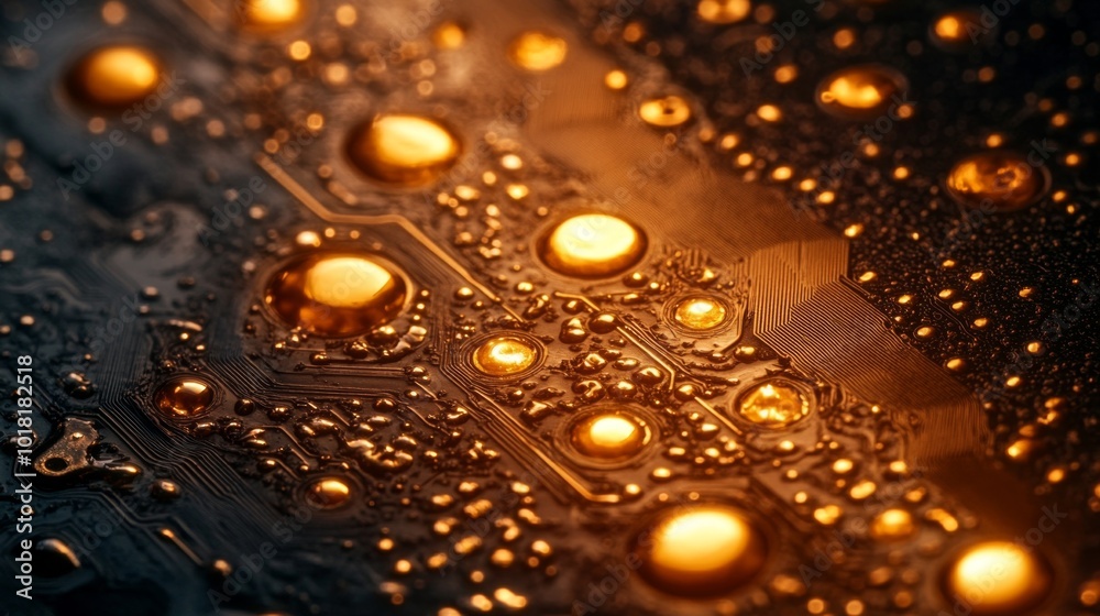 Circuit Board Macro. Circuit Board Macro.