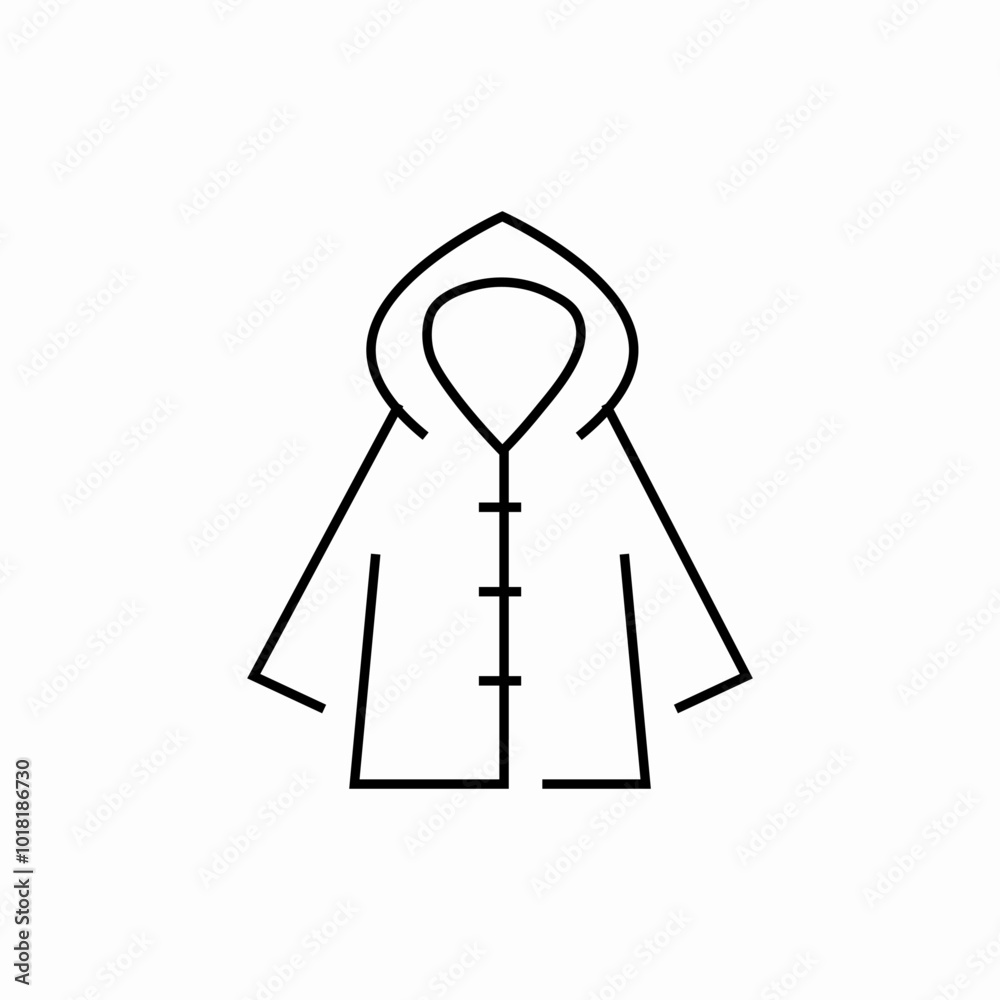 rain cover icon sign vector rain cover icon sign vector