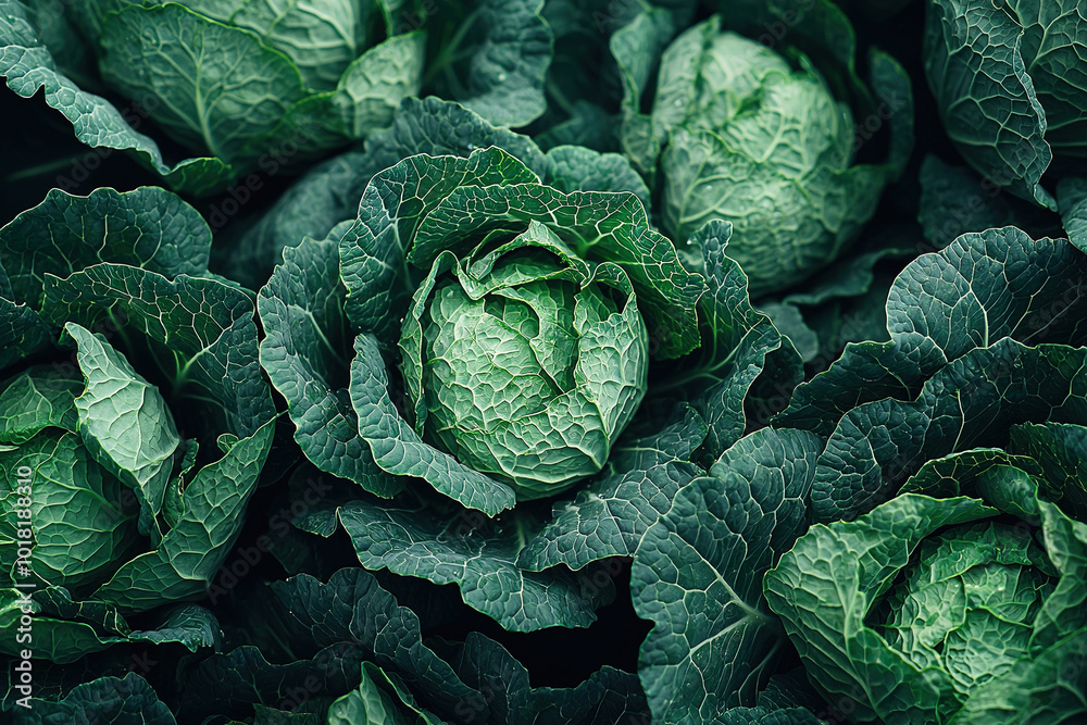 Obraz premium close up of Chinese Cabbages, full frame, food advertising