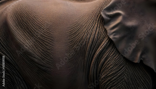 Elephant Skin Texture Background