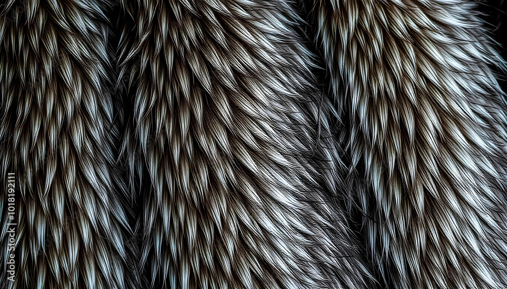Wolf Fur Texture Rugged and Natural Gray Patterns Wolf Fur Texture Rugged and Natural Gray Patterns