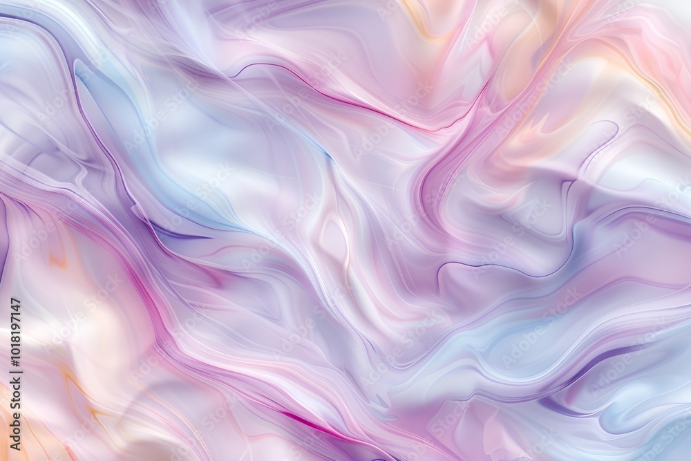 Obraz premium Soft abstract fluid texture in pastel colors, ideal for elegant design and artistic applications
