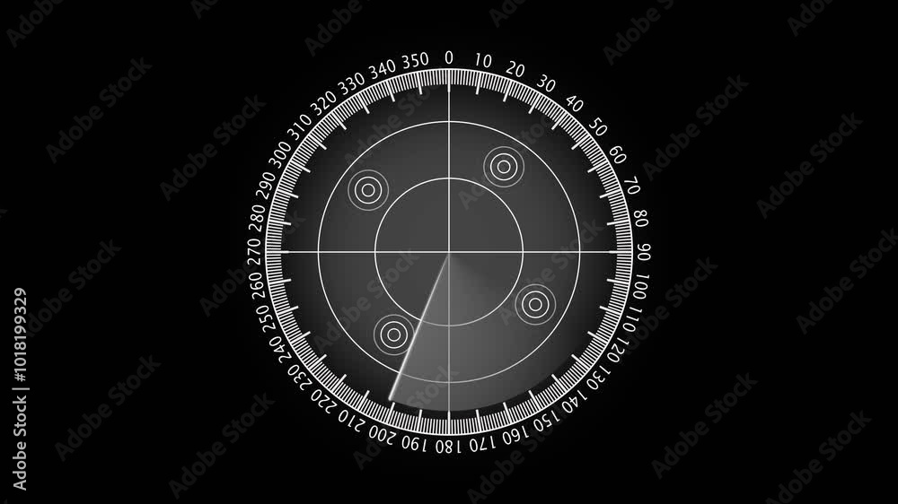 Sonar radar. Glow green background with navigation radar. Animation on the moving navigation radar screen.
Sonar radar. Glow green background with navigation radar. Animation on the moving navigation radar screen.