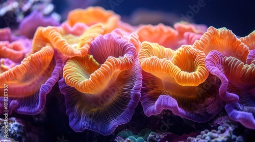 Colorful Coral Reef Close-Up