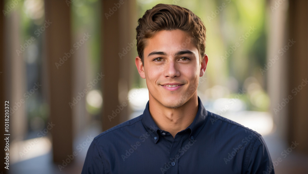Professional Portrait of a Young Man with Glasses Professional Portrait of a Young Man with Glasses
