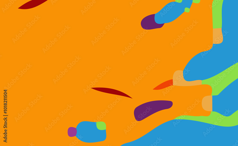 Abstract background with Untidy Shapes Abstract background with Untidy Shapes