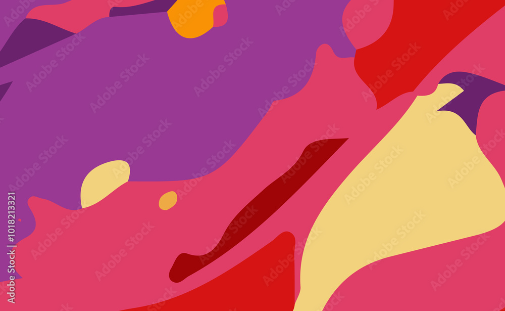 Abstract background with Untidy Shapes Abstract background with Untidy Shapes