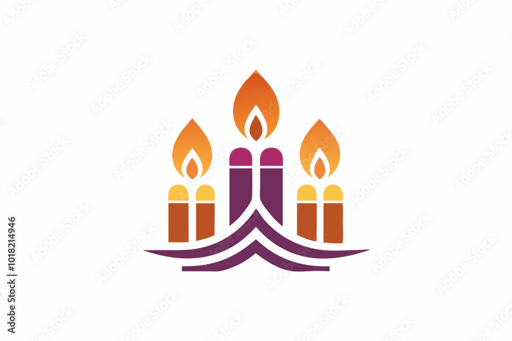 Abstract minimalist all souls day candle design for spiritual and memorial themes Abstract minimalist all souls day candle design for spiritual and memorial themes
