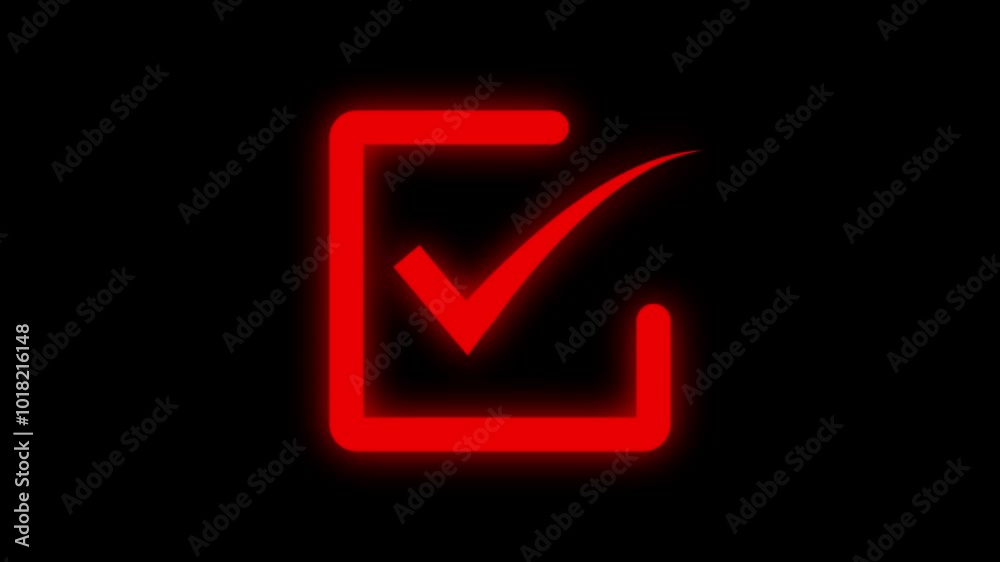 Check mark symbol. approved tick mark icon, success, correct concept. 4k animated. Check mark symbol. approved tick mark icon, success, correct concept. 4k animated.