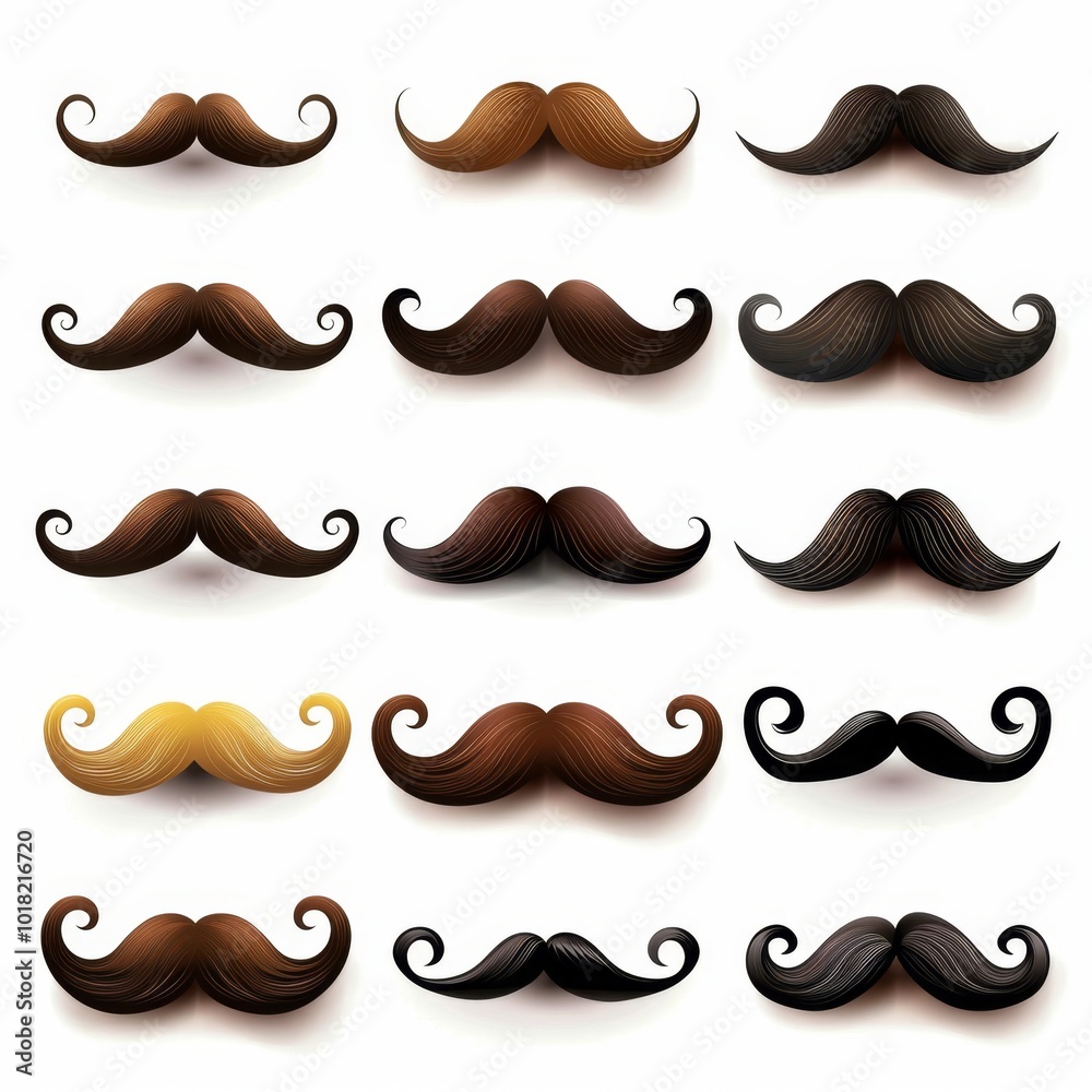 Mustaches icon, hipster sign, Fathers day symbol, barber logo, human whisker, vintage moustache emblem Mustaches icon, hipster sign, Fathers day symbol, barber logo, human whisker, vintage moustache emblem