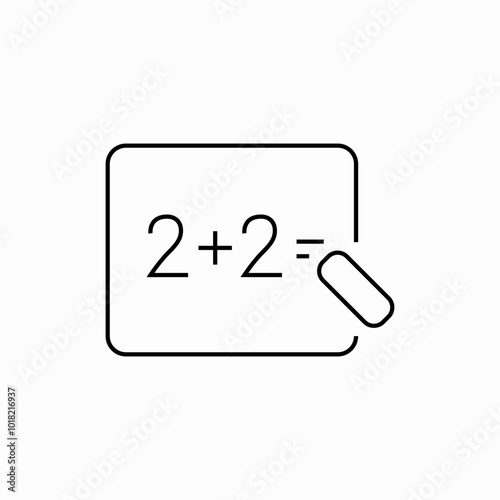 school board icon sign vector