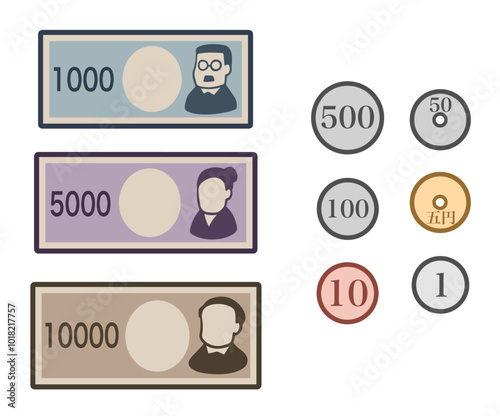 日本のお金、全種類