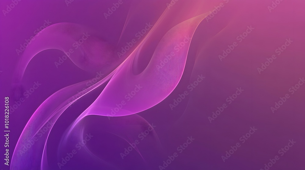 Fototapeta premium Abstract Purple and Pink Wave Background