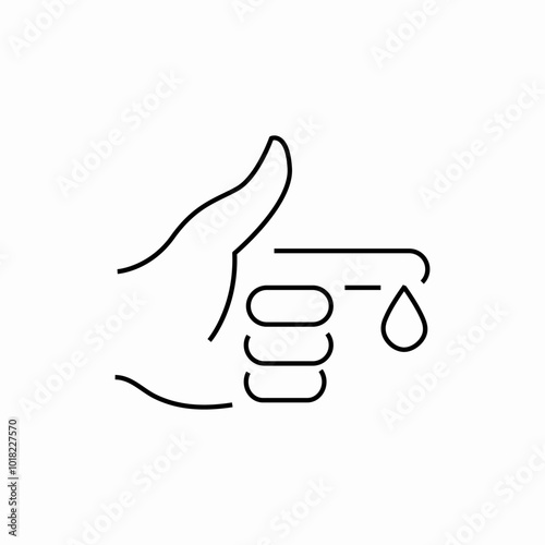 blood analysis icon sign vector