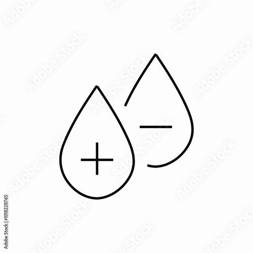 medical blood donation icon sign vector
