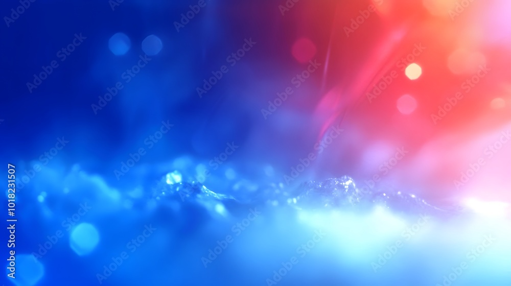Abstract Blue and Red Bokeh Background Abstract Blue and Red Bokeh Background