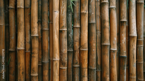 Natural Bamboo Panels Create a Serene Urban Partition for Privacy and Aesthetics