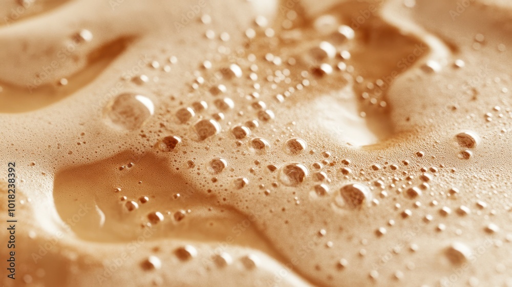 The Foam of Coffee Surface The Foam of Coffee Surface