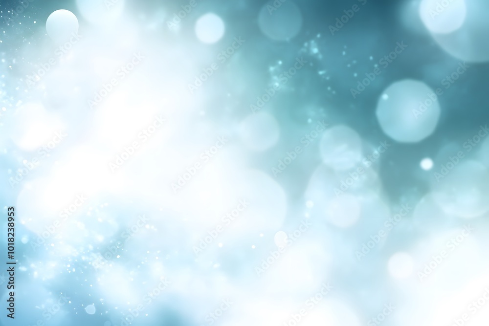 Abstract Blue and White Bokeh Background Abstract Blue and White Bokeh Background