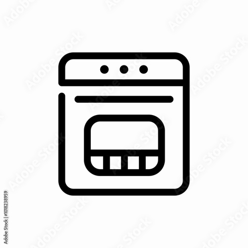 gas stove icon sign vector