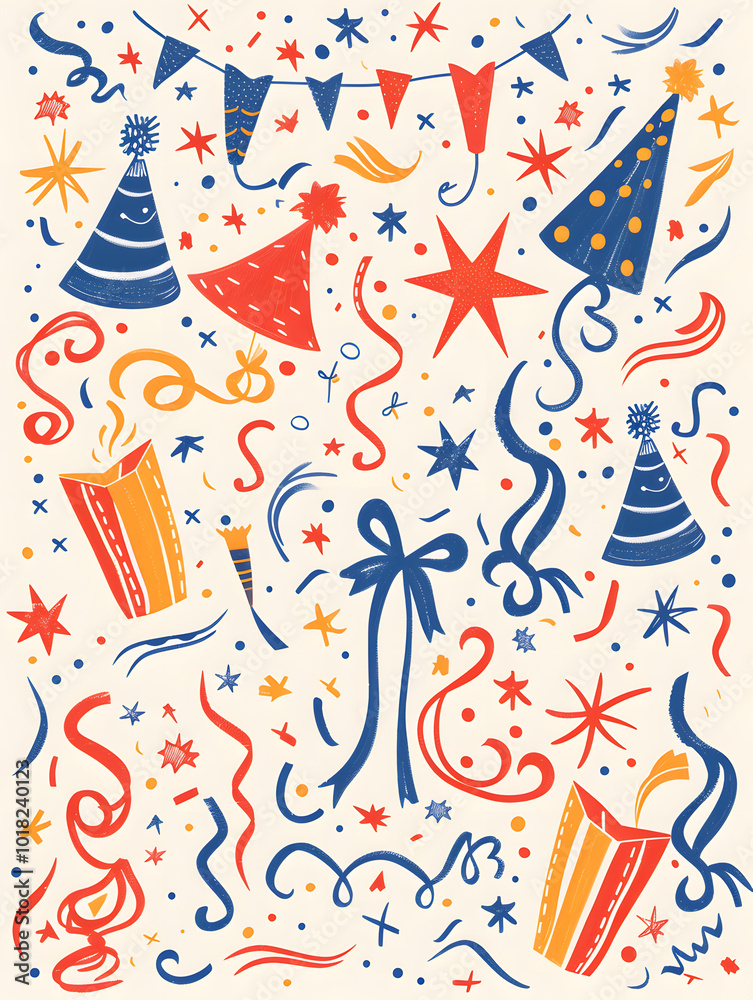 New Year and Christmas card, graphic advertising backgrounds in a doodle 2D illustrator style. New Year and Christmas card, graphic advertising backgrounds in a doodle 2D illustrator style.