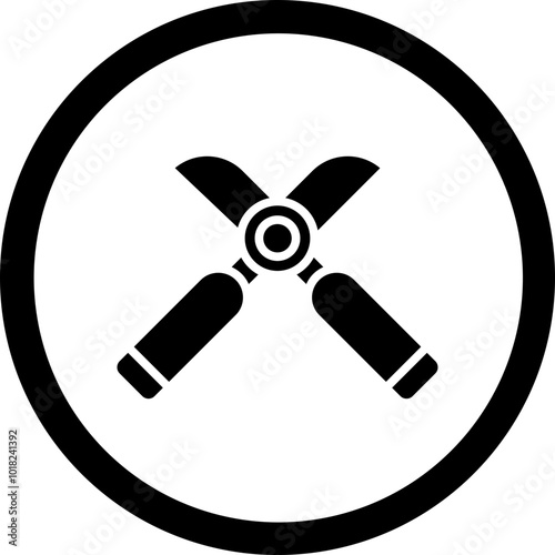 Secateurs Icon Design