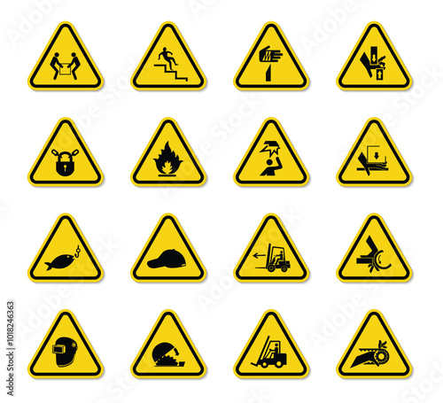 Warning Signs Collection for Safety Precautions