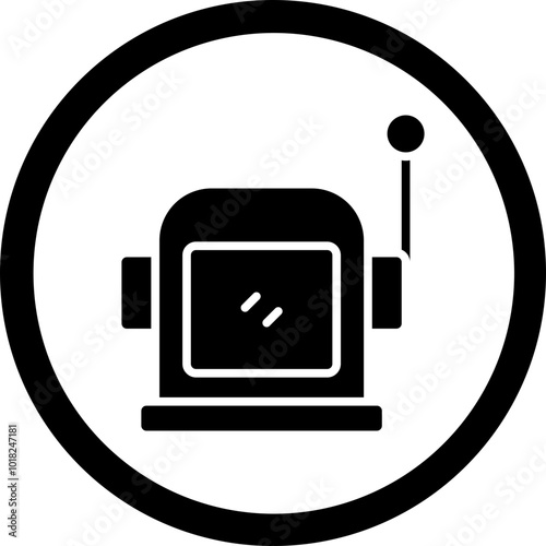 Astronaut Helmet Icon Design