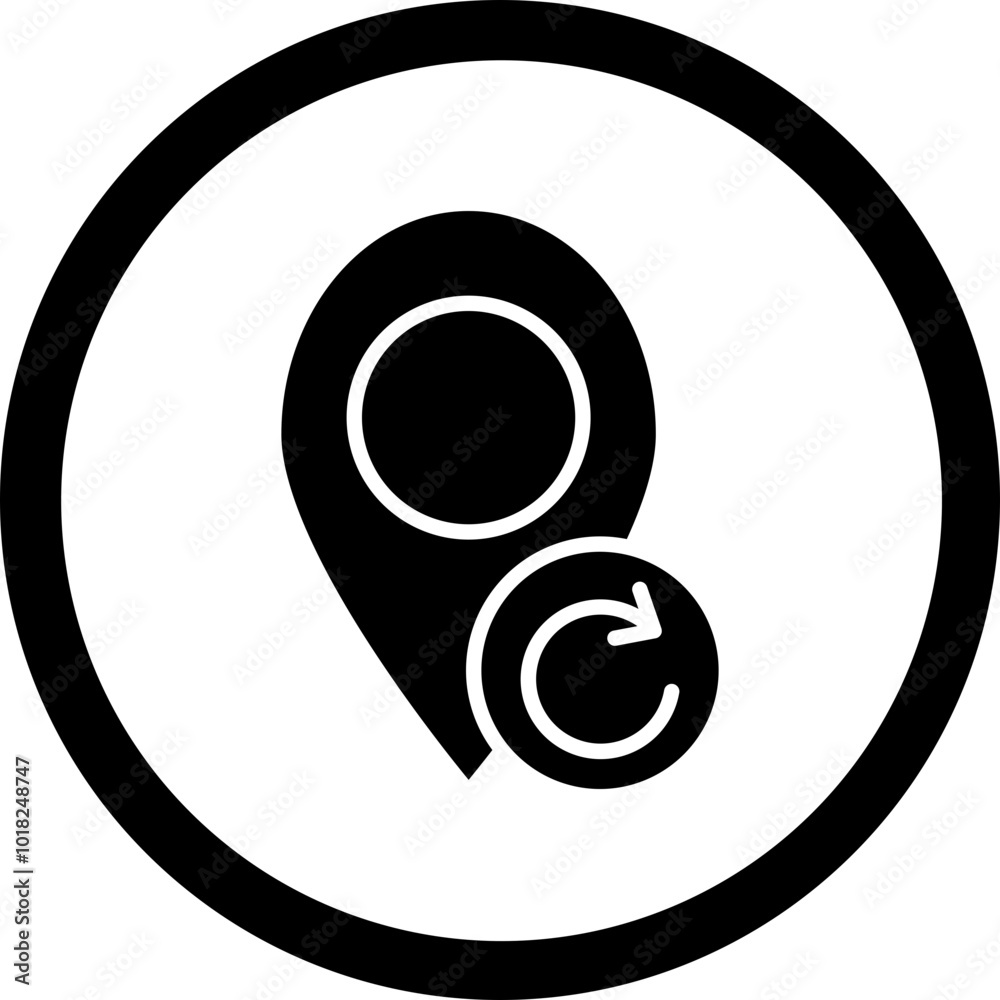 Refresh Location Icon Design Refresh Location Icon Design