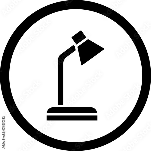 Desk Lamp Icon Design