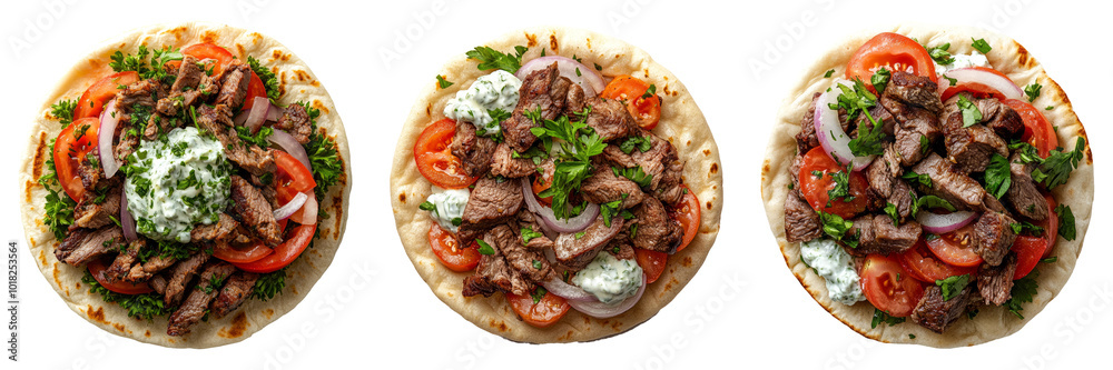 Grilled meat salad isolated on transparent PNG background image perfect for culinary illustrations or restaurant menu designs Grilled meat salad isolated on transparent PNG background image perfect for culinary illustrations or restaurant menu designs
