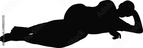 a man body silhouette vector