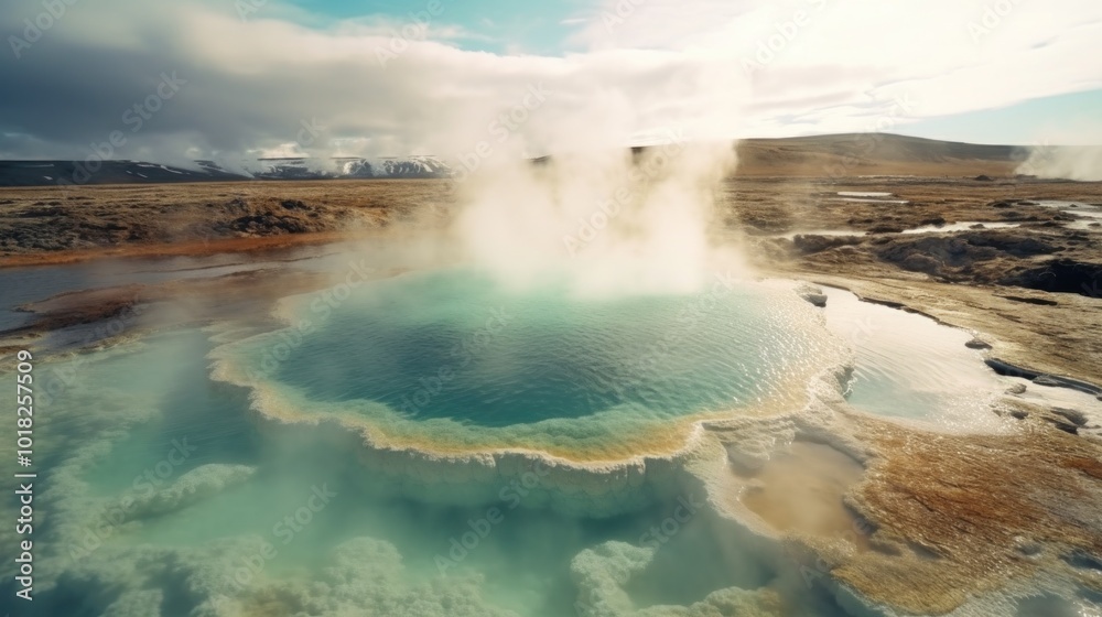 Icelandic Geothermal Hot Spring Icelandic Geothermal Hot Spring