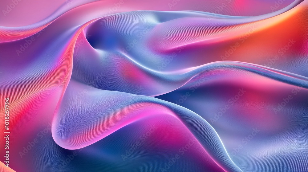 Fototapeta premium Abstract Swirling Gradient Pattern with Pink and Blue Hues