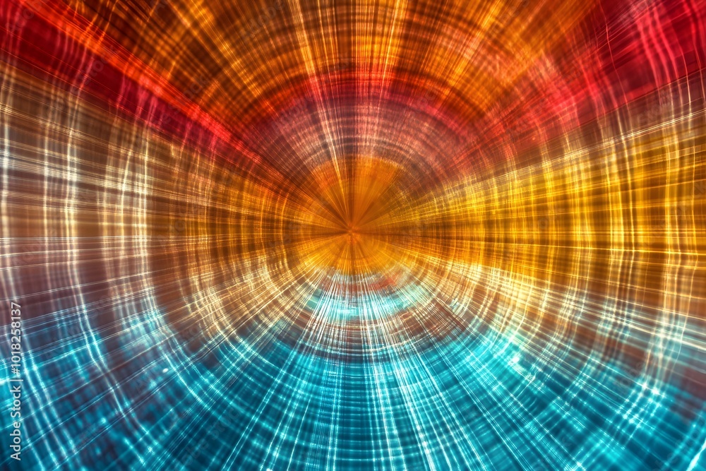 Abstract Geometric Pattern with Red Orange Yellow and Blue Colors Abstract Geometric Pattern with Red Orange Yellow and Blue Colors