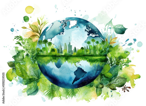 Fototapeta Naklejka Na Ścianę i Meble -  PNG Sphere planet plant space.