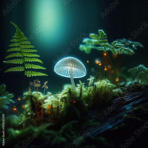 Mycena chlorophos (Chlorophos) photo