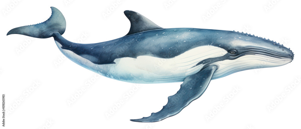 Fototapeta premium PNG Whale animal mammal fish.