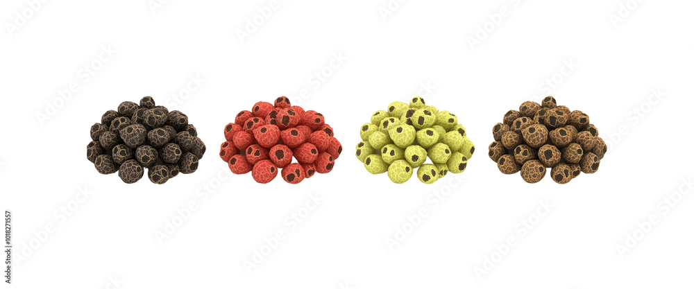 Colorful Balls with Dark Centers - Abstract Background Colorful Balls with Dark Centers - Abstract Background