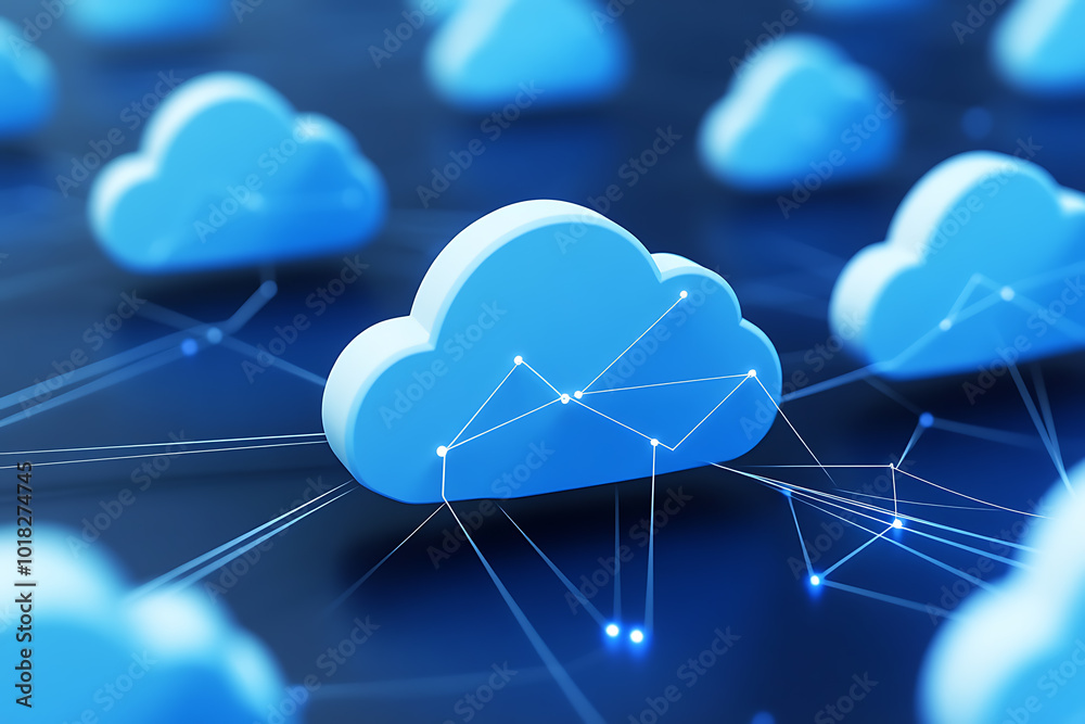 An icon of a cloud network typically features a cloud shape with interconnected lines or nodes extending from or within it, symbolizing data flow and connections between various devices or servers in An icon of a cloud network typically features a cloud shape with interconnected lines or nodes extending from or within it, symbolizing data flow and connections between various devices or servers in