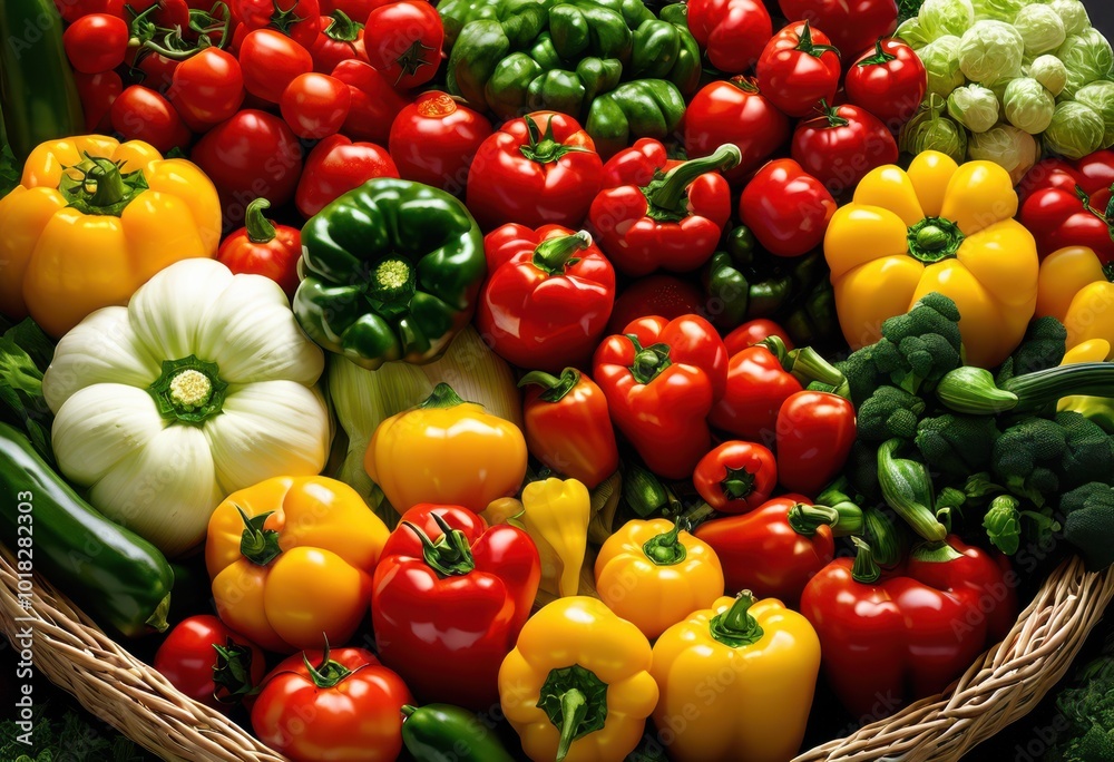 vibrant vegetable arrangements clean background showcasing exciting colors fresh produce displayed beautifully, green, vegetables, red, yellow, healthy vibrant vegetable arrangements clean background showcasing exciting colors fresh produce displayed beautifully, green, vegetables, red, yellow, healthy